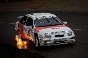 Jordi Ventura-Josep Autet (Ford Sierra RS Cosworth). Rally Costa Brava FIA 2022 (Foto: Josep Maria Montaner)